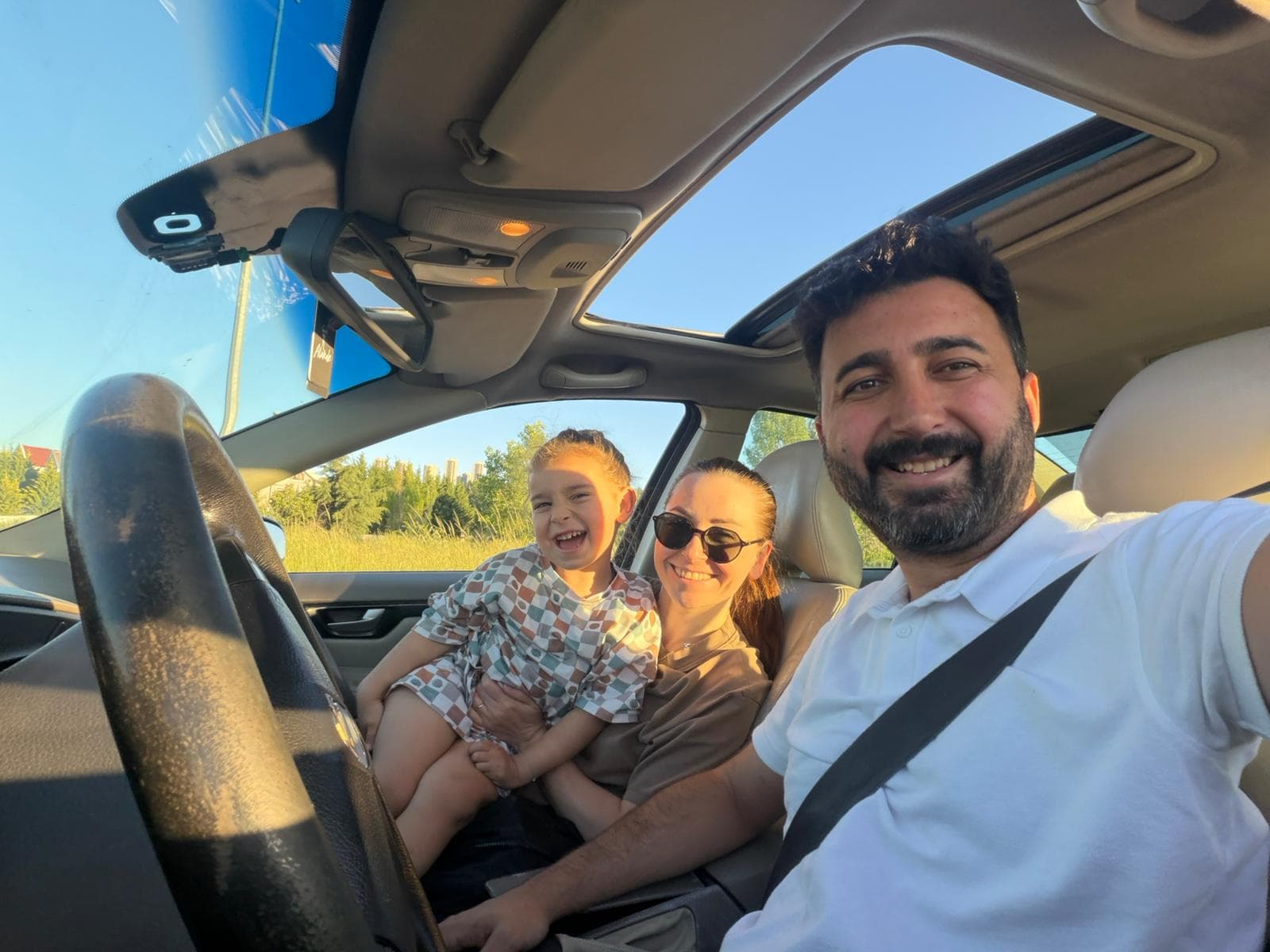 First enjoyable family drive inside Bay V