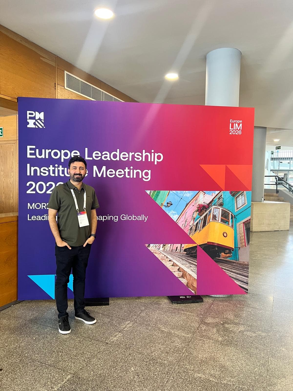 Fatih Görgülü PMI Europe Leadership Institute Meeting 2026 Lizbon etkinliğinde