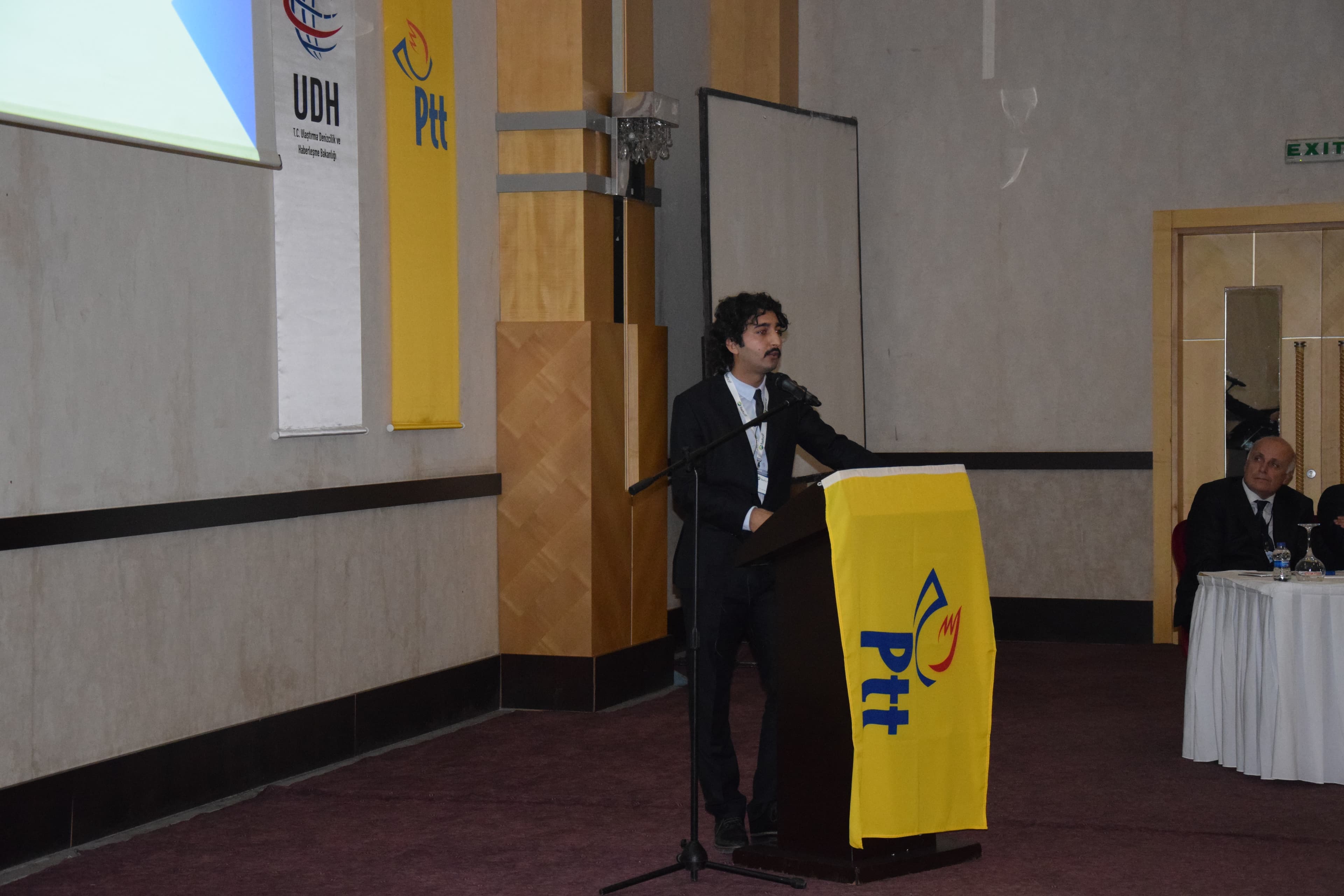 PTT etkinliğinde SSYS sunumu yapan Fatih Görgülü