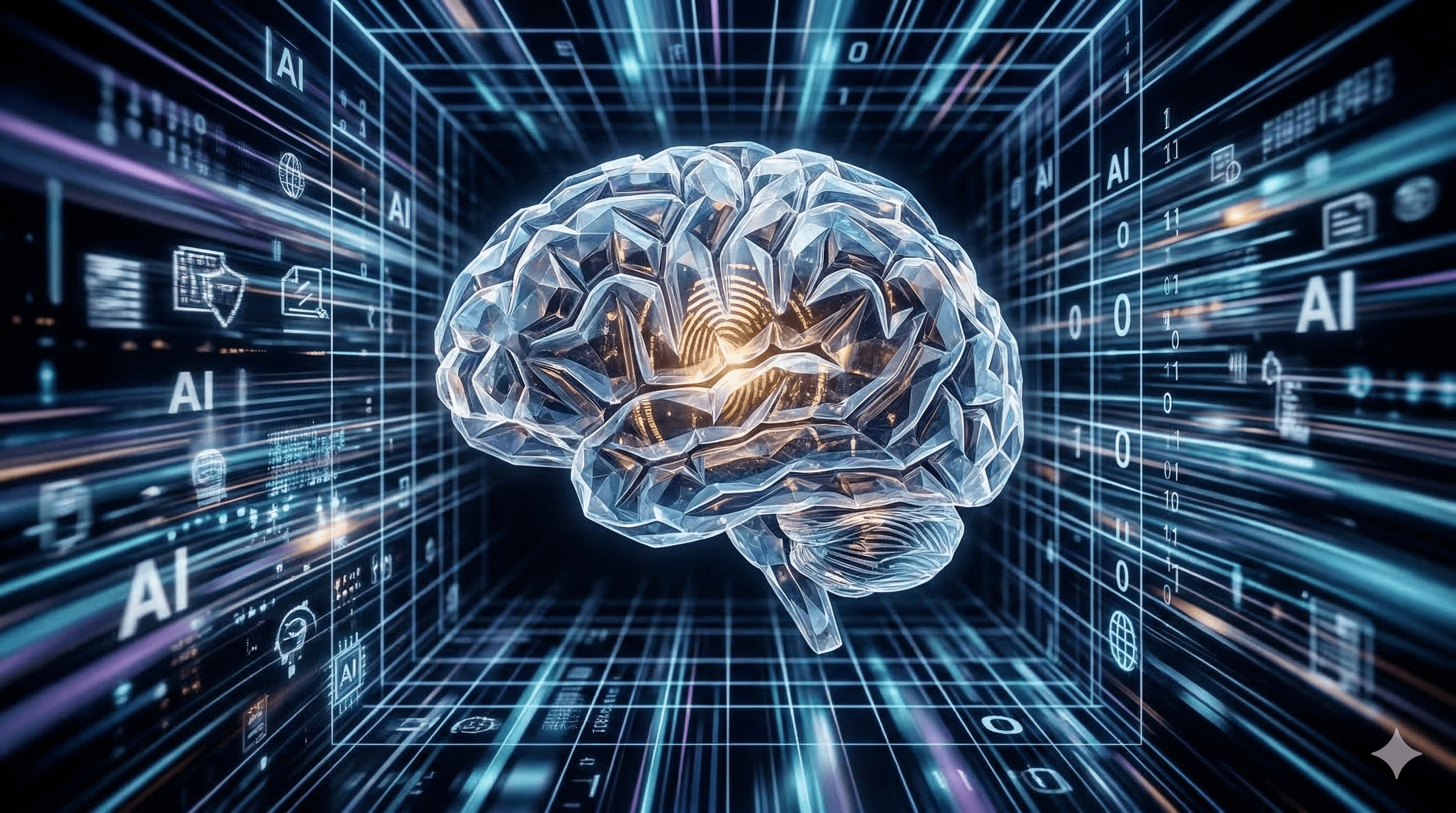 Dönüşüm Paradoksu yazısı için hız, belirsizlik ve muhakeme temasını çağrıştıran soyut editoryal kapak görseli